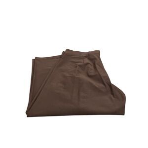 Eileen Fisher Brown stretch Crop Pants Wide leg Sz.L